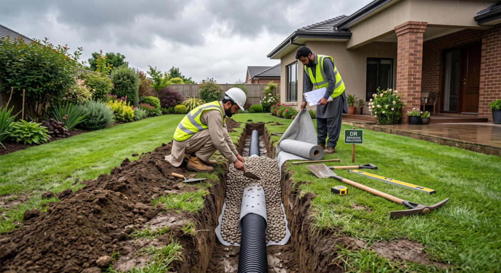lawn drainage solutions pakistan